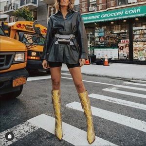 Snakeskin Knee High Boot | Sam Edelman